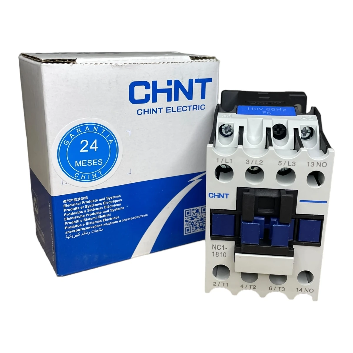 Contactor 18 Amp, 110v, Chint Nc1-1810