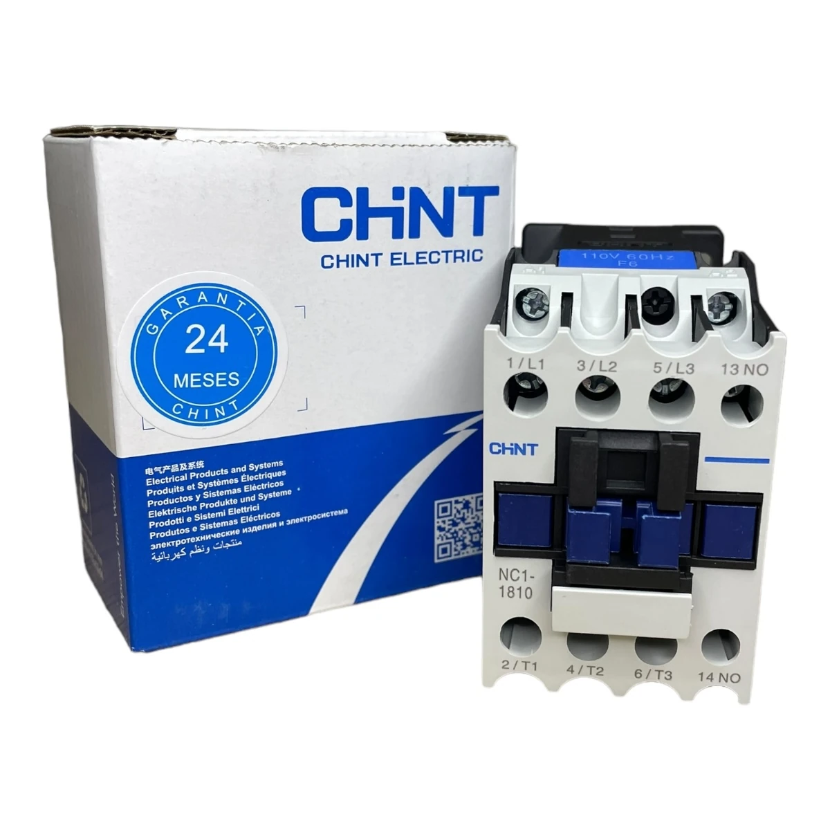 Contactor 18 Amp, 110v, Chint Nc1-1810