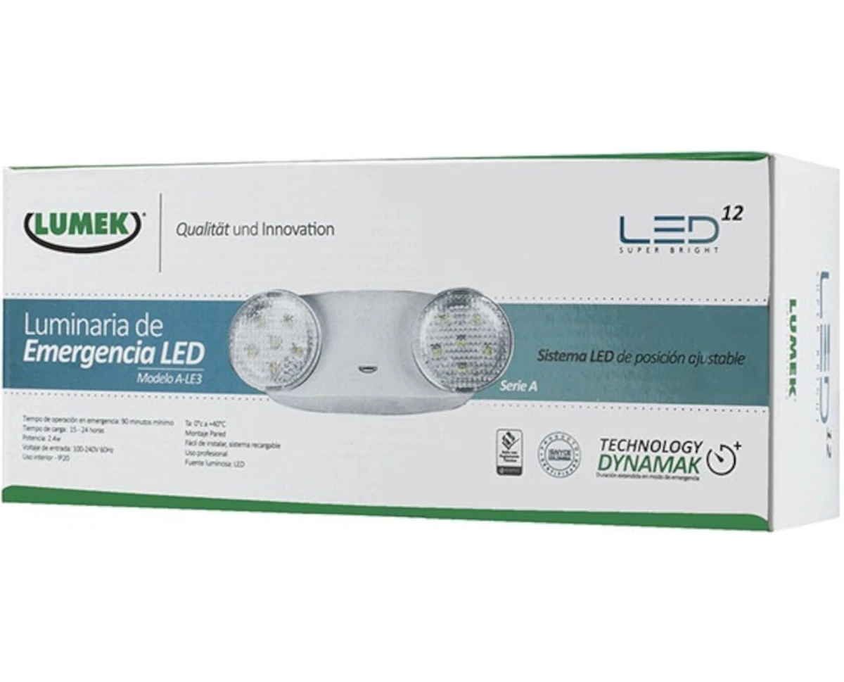 Luminaria Led Emergencia 2 4w Serie A