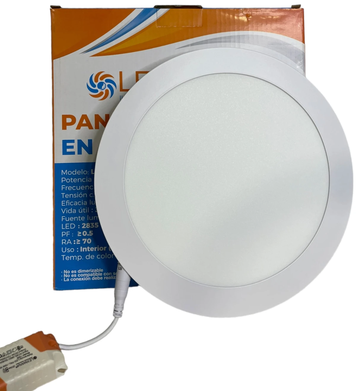 PANEL LED REDONDE DE INCRUSTAR 18W LEXMANA