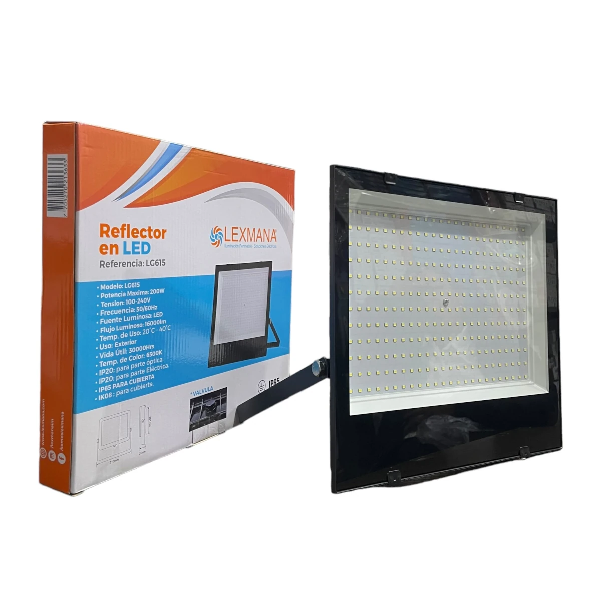 Reflector Led 200w Blanco Frio Ip65 Exteriores 1