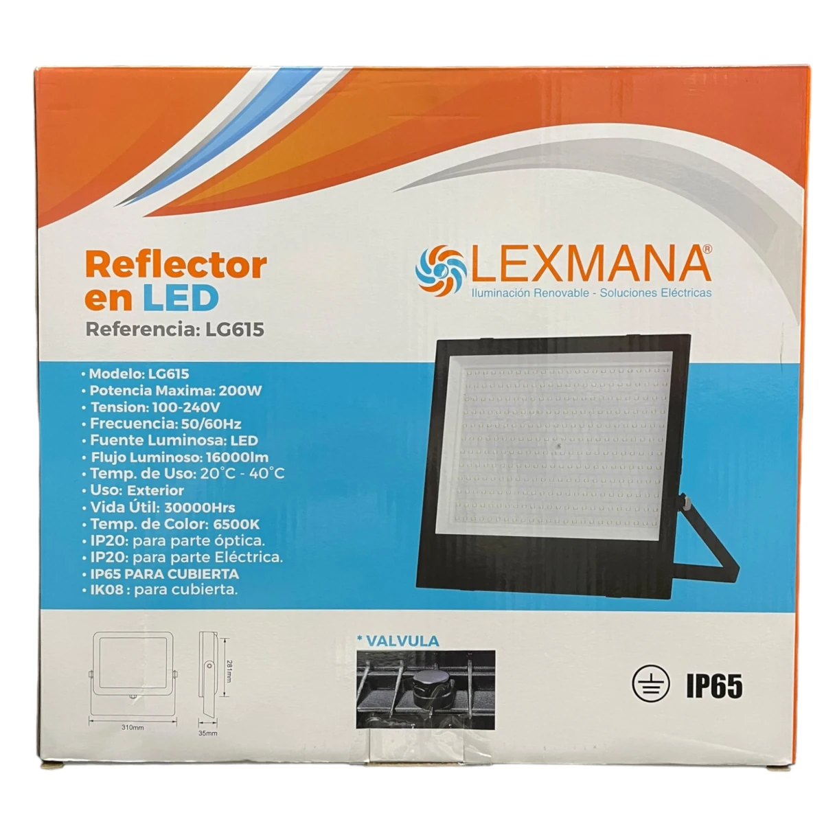 Reflector Led 200w Blanco Frio Ip65 Exteriores 1