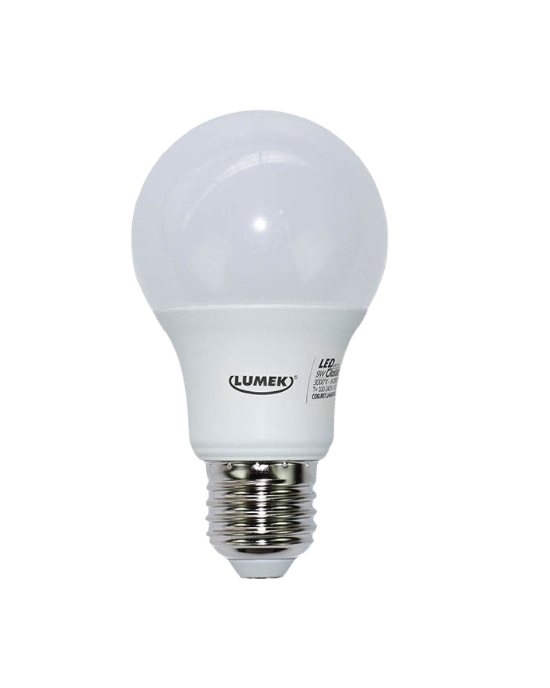 Bombillo LED Eco Classic Lumek 9W Blanco Cálido