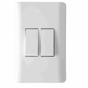Interruptor doble Blanco Marca EXE-AVE