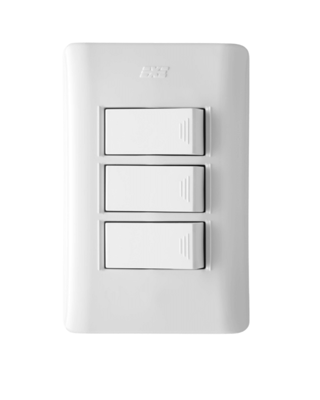 Interruptor Triple Conmutable Blanco DUOMO | EXE-AVE
