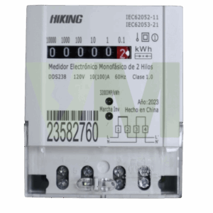 Medidor Monofásico Interno 2 Hilos DDS238 | Hiking Eléctrico