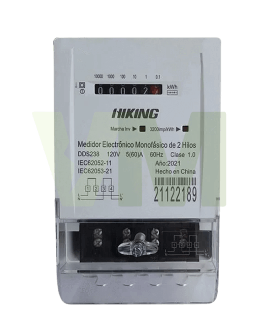 Medidor Monofásico DDS238 | Hiking Eléctrico